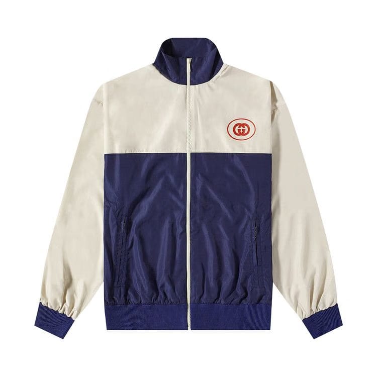Gucci GG Logo Track Jacket Navy