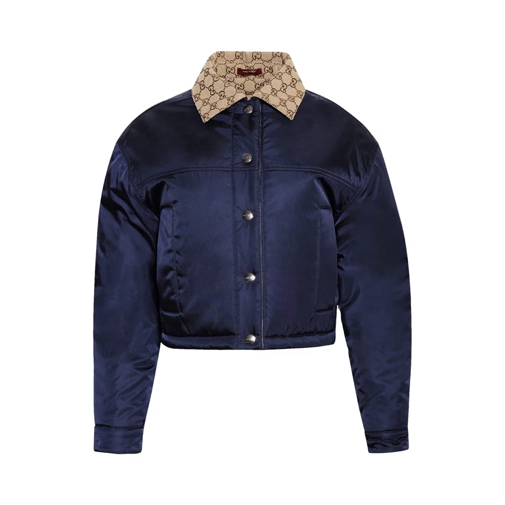 Gucci Reversible Gabardine Nylon Jacket Royal