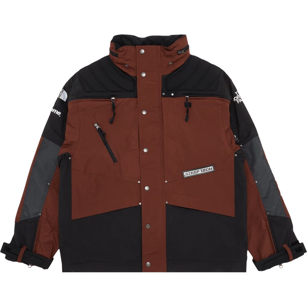 Supreme x The North Face Steep Tech Apogee Jacket Brown