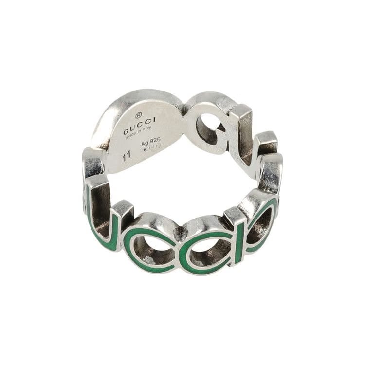 Gucci Interlocking G Ring Silver