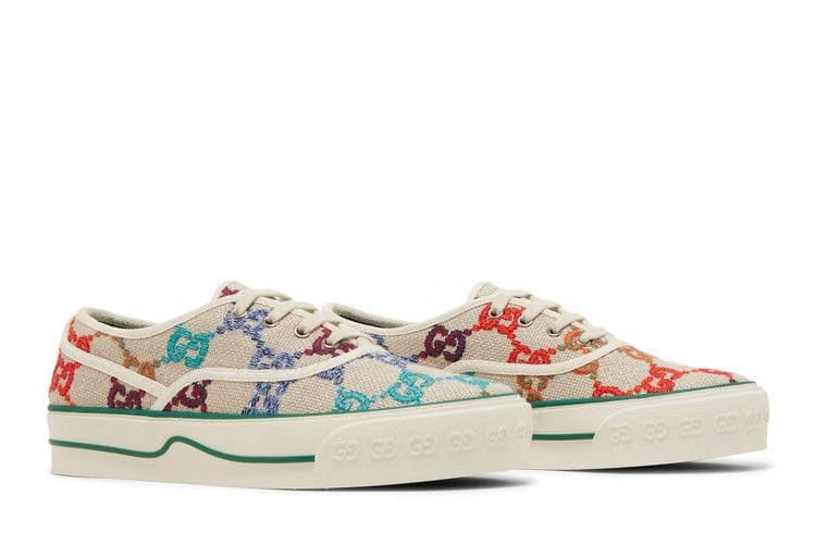 Gucci Tennis 1977 Low GG Embroidered Logo - Multi