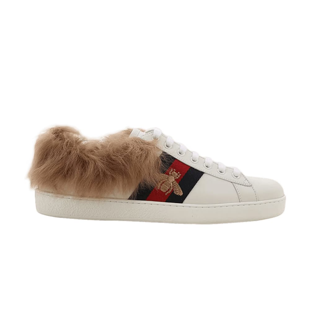 Gucci Wmns Ace Wool Embroidered 'Bee'