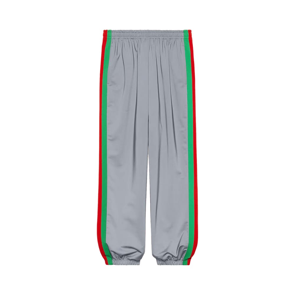 Gucci Reflective Jersey Loose Jogging Pant Silver