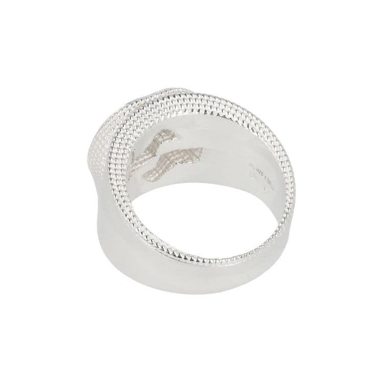 Gucci Sterling Silver Interlocking G Ring Silver