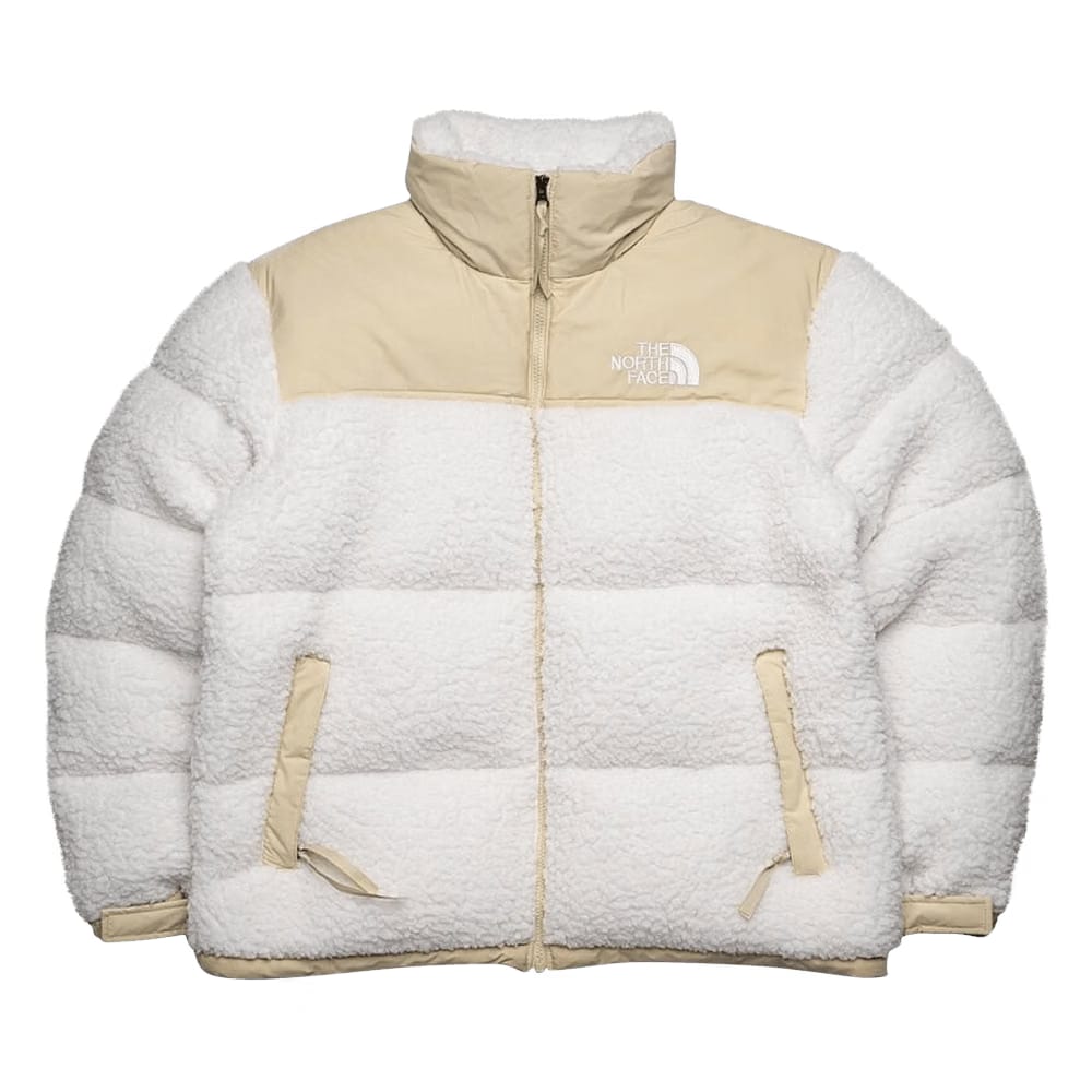 The North Face Sherpa Nuptse Jacket Gardenia/White