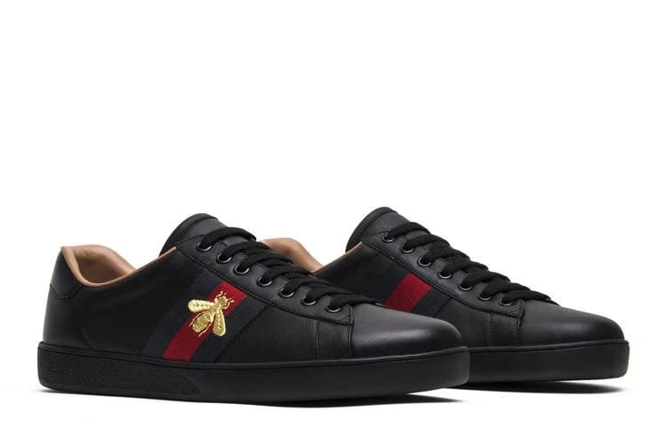 Gucci Ace Embroidered Black Bee