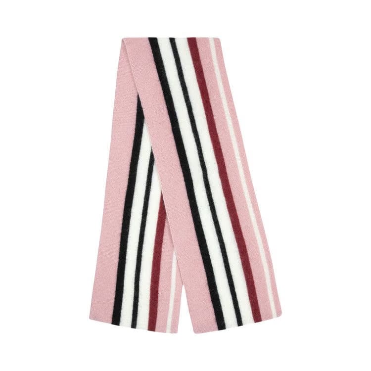 GOLF WANG Mohair Striped Scarf Pink