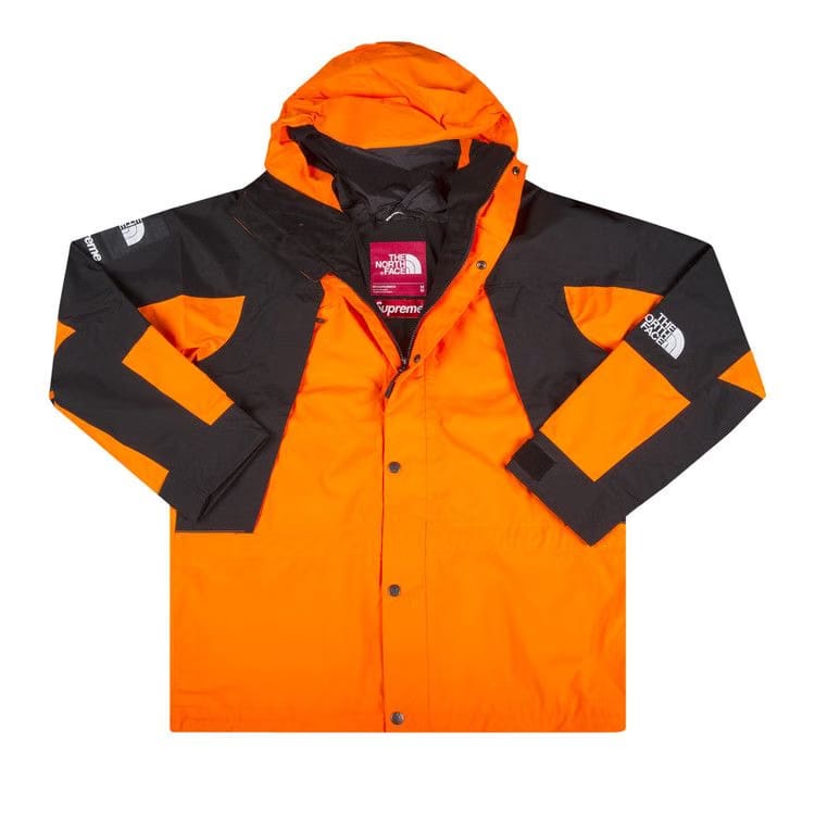 Supreme x The North Face Mountain Light Jacket Orange