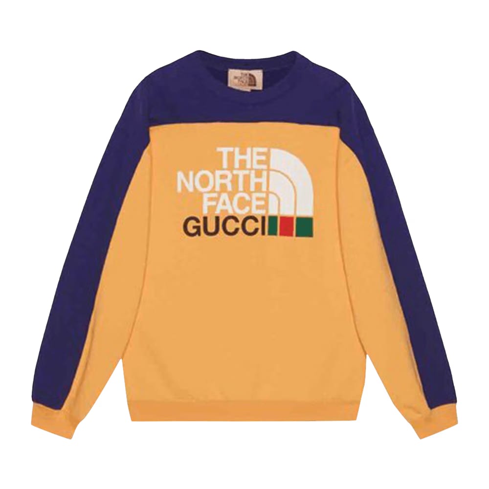 Gucci x The North Face Sweatshirt Yellow/Blue