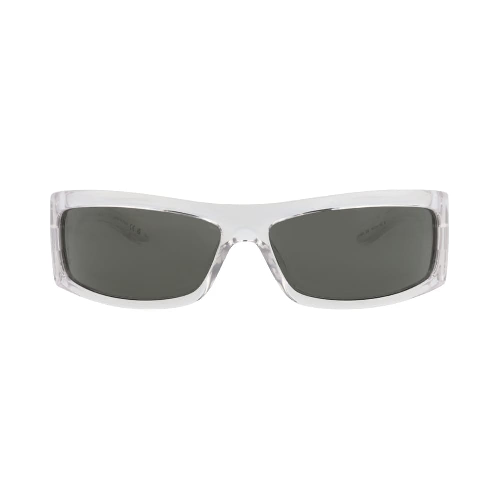 Gucci Shield-Frame Injection Sunglasses Crystal Grey