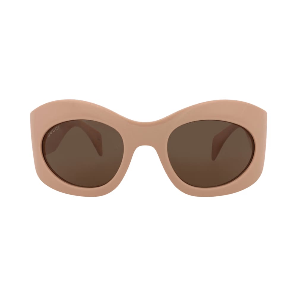Gucci Shield Sunglasses Pink/Brown