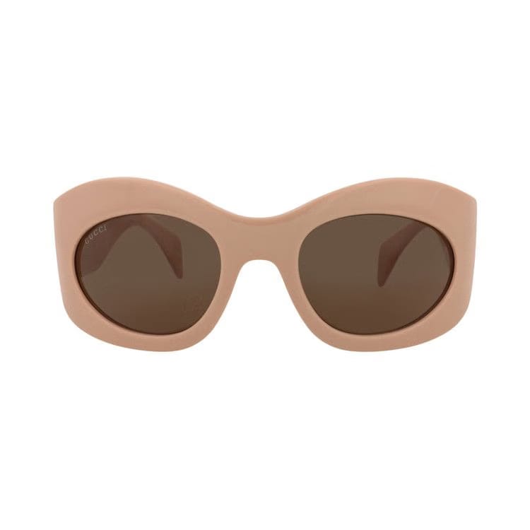 Gucci Shield Sunglasses Pink/Brown