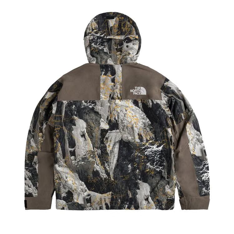 The North Face GTX Mountain Jacket Falcon Brown Conrads Notes Print
