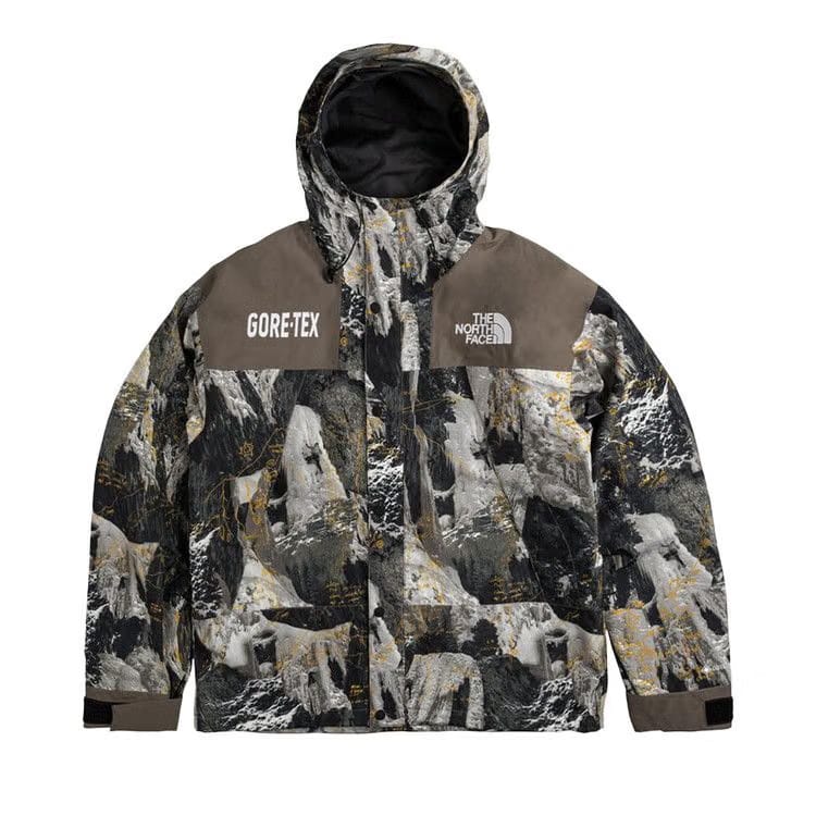 The North Face GTX Mountain Jacket Falcon Brown Conrads Notes Print