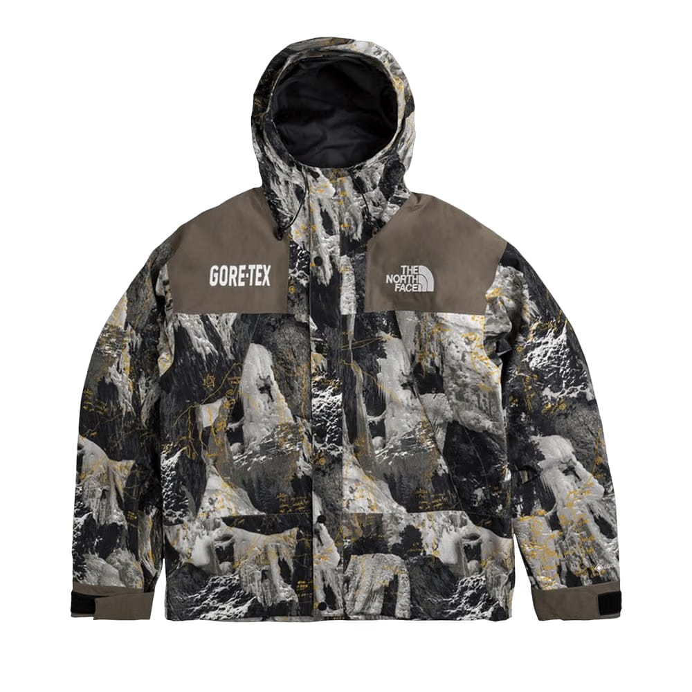 The North Face GTX Mountain Jacket Falcon Brown Conrads Notes Print