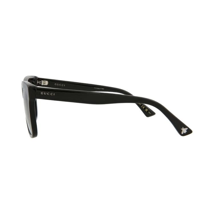Gucci Rectangle Sunglasses Black/Grey