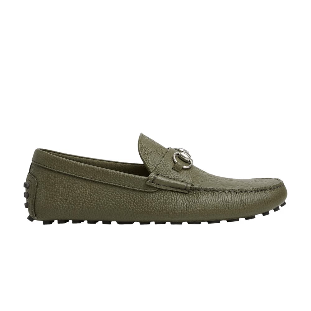 Gucci Driver Horsebit - Forest Green