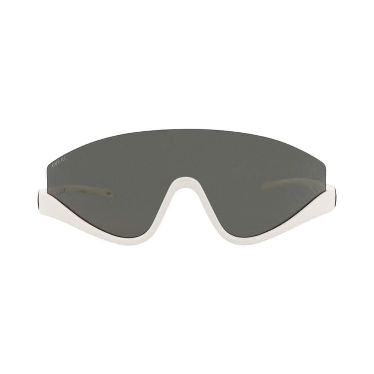 Gucci Shield Frame Injection Sunglasses White/Grey