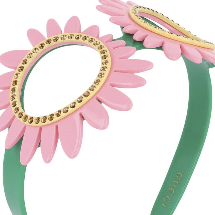 Gucci Flower Headband Pink