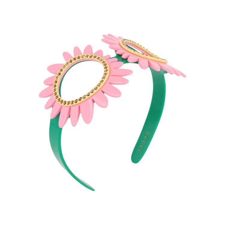 Gucci Flower Headband Pink