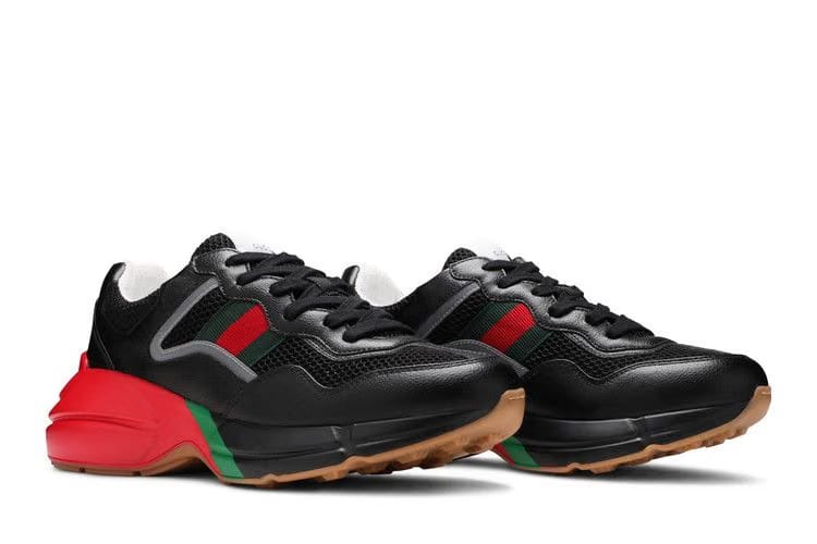 Gucci Rhyton Black Red Green Reflective
