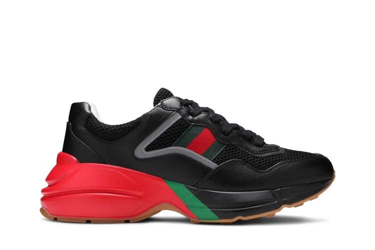 Gucci Rhyton Black Red Green Reflective