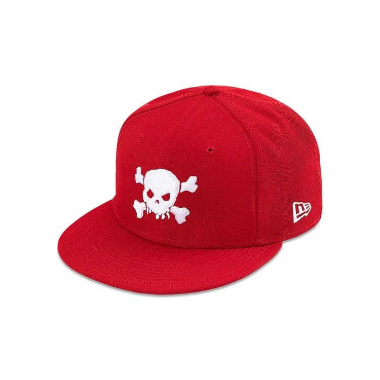 Supreme x New Era Skull Hat Red