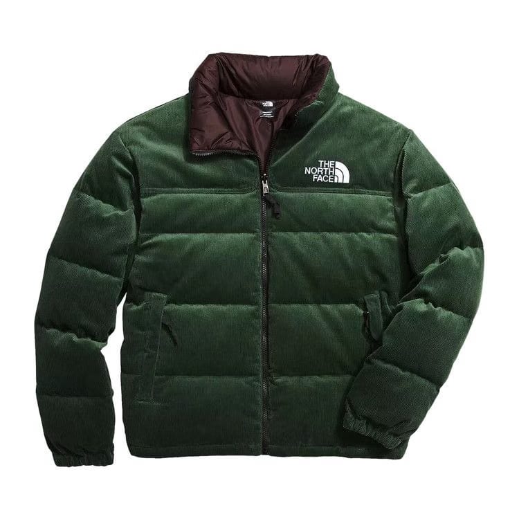 The North Face 92 Reversible Nuptse Jacket Pine Needle/Coal Brown