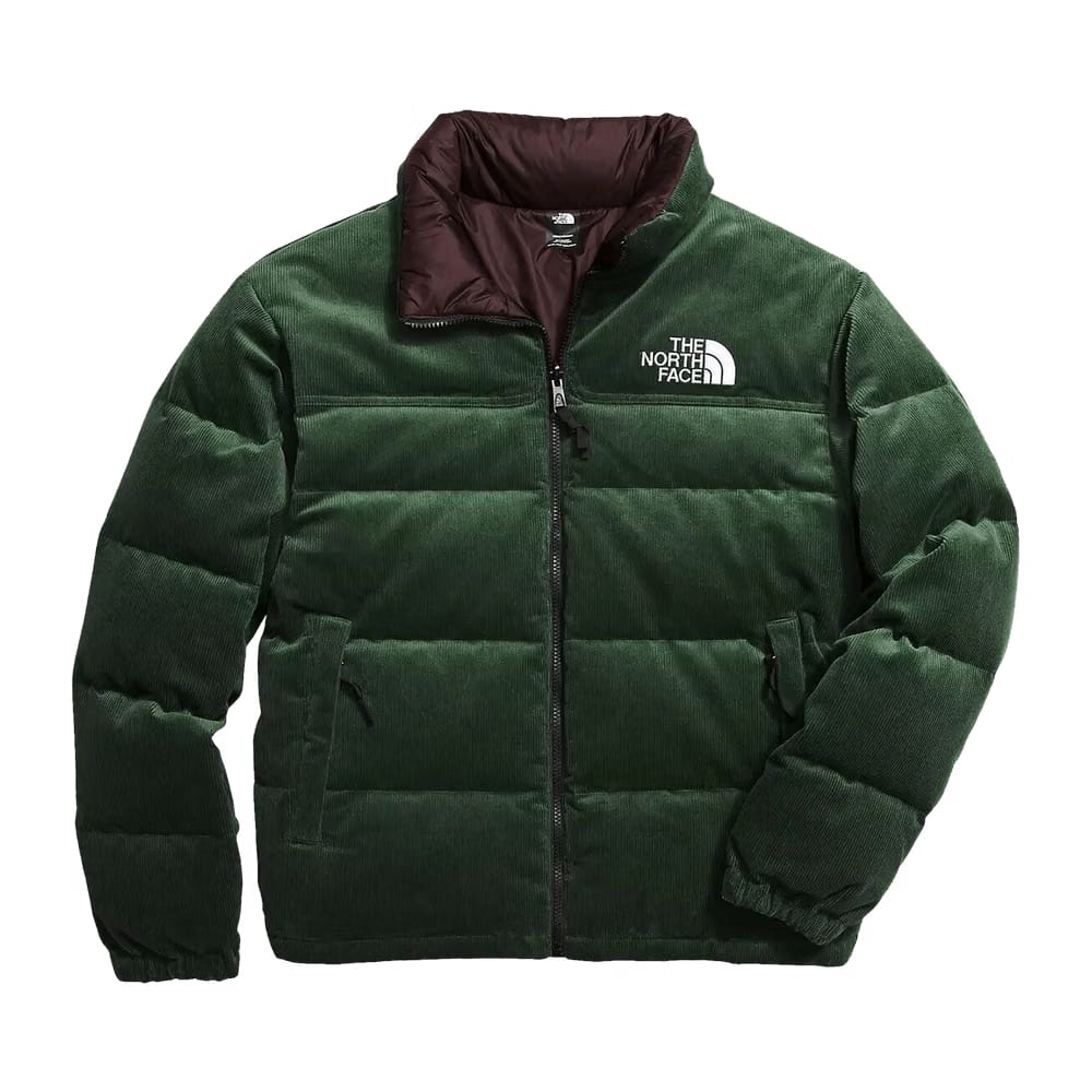 The North Face 92 Reversible Nuptse Jacket Pine Needle/Coal Brown