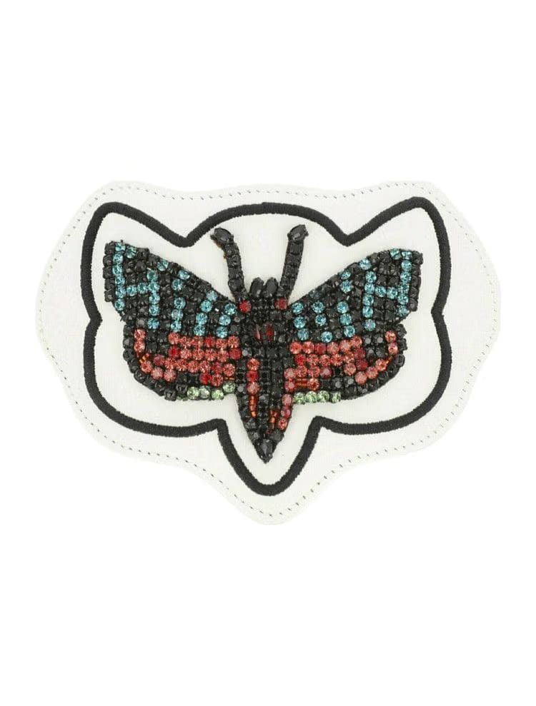 Gucci Crystal Tropical Butterfly Ace Sneaker Patch White