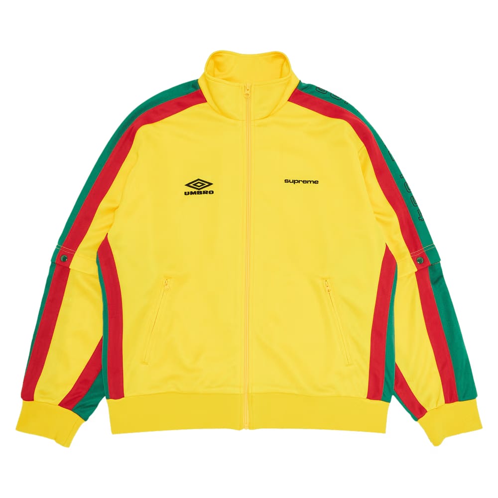 Supreme x Umbro Snap Sleeve Jacket Yellow