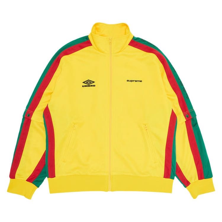 Supreme x Umbro Snap Sleeve Jacket Yellow