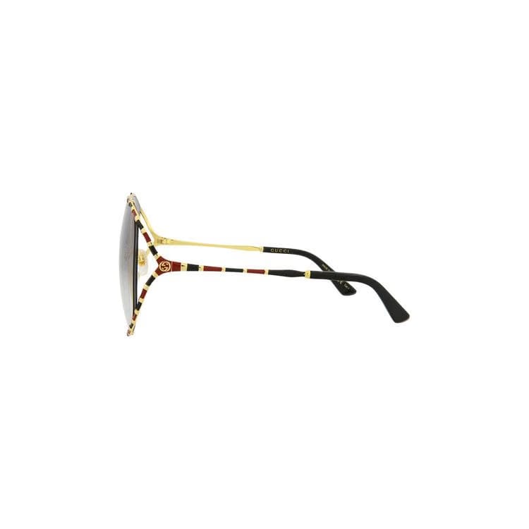 Gucci Round Sunglasses Gold/Grey