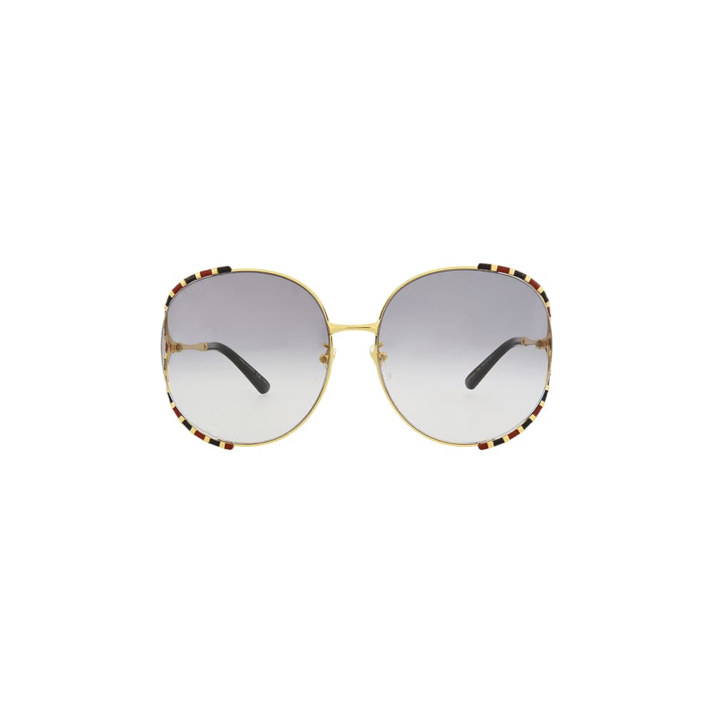 Gucci Round Sunglasses Gold/Grey