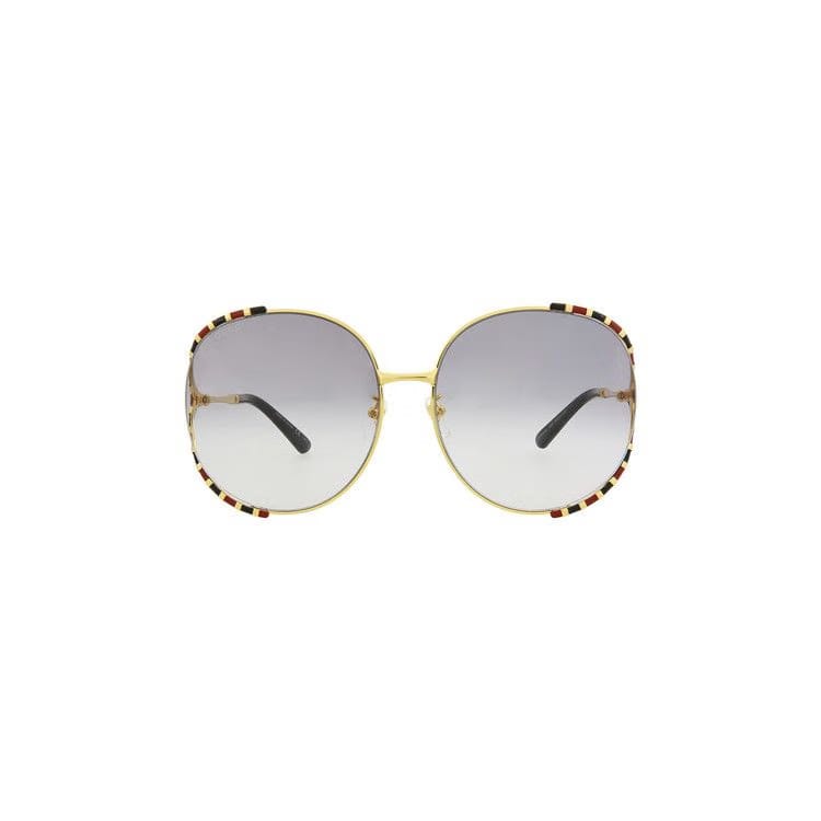 Gucci Round Sunglasses Gold/Grey