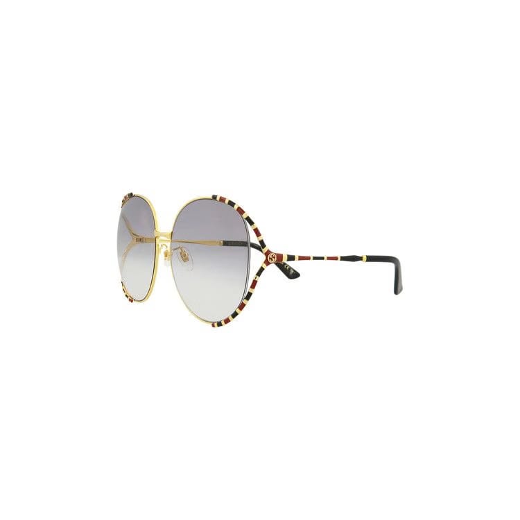Gucci Round Sunglasses Gold/Grey
