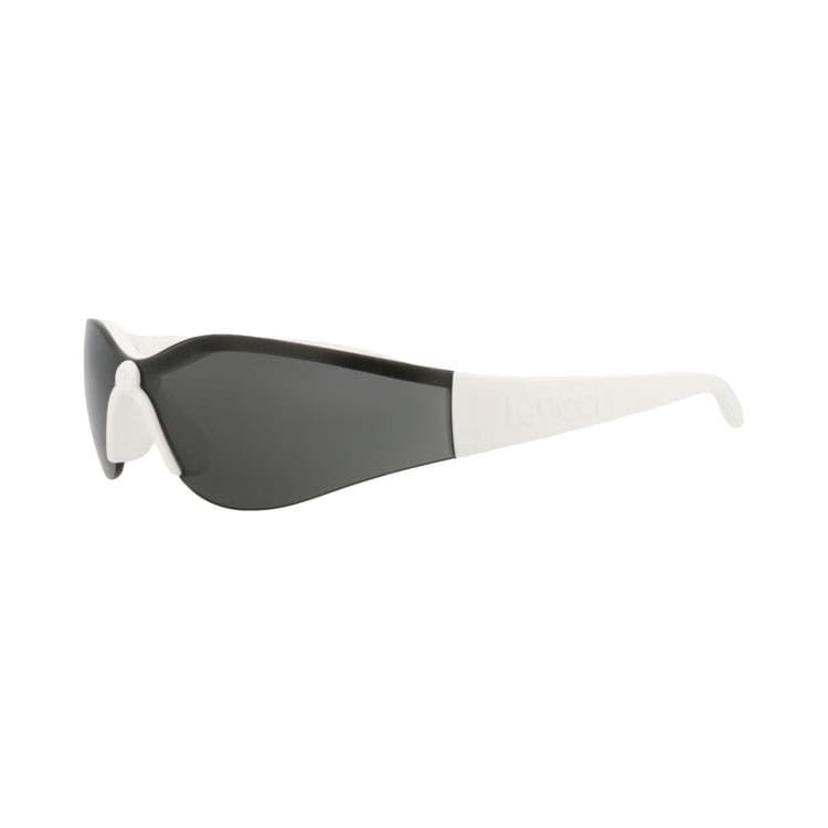 Gucci Shield Sunglasses White/Grey