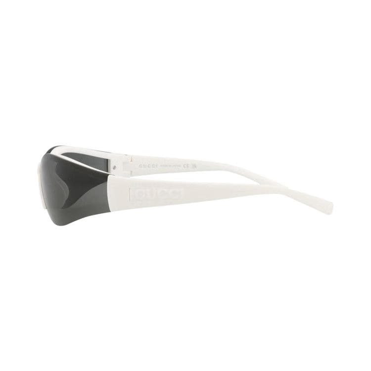 Gucci Shield Sunglasses White/Grey