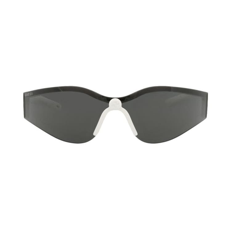 Gucci Shield Sunglasses White/Grey