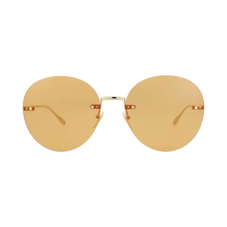 Gucci Round Sunglasses Gold/Orange