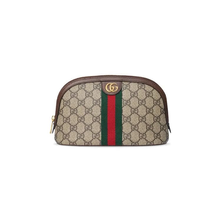 Gucci Ophidia Large Cosmetic Case Beige/Ebony