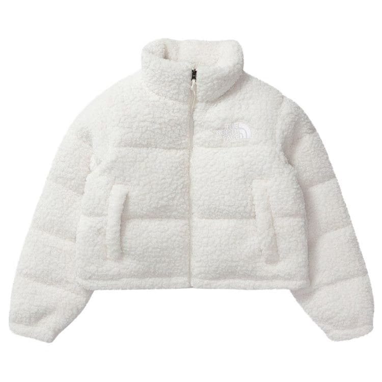 The North Face High Pile Nuptse Jacket White