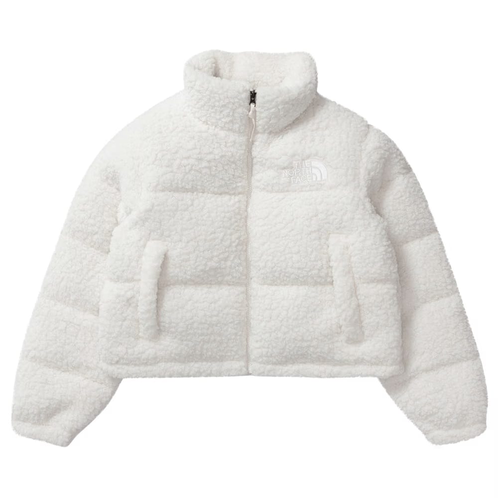 The North Face High Pile Nuptse Jacket White