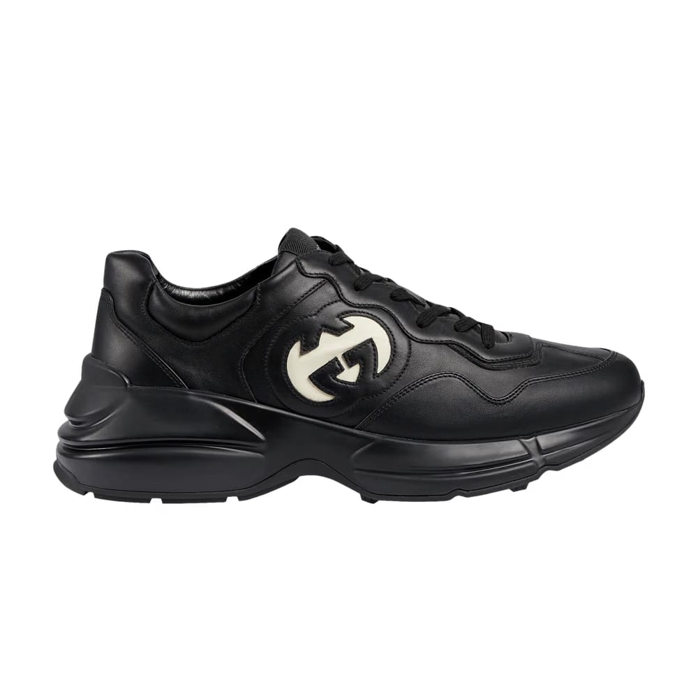 Gucci Rhyton Interlocking G - Black Ivory