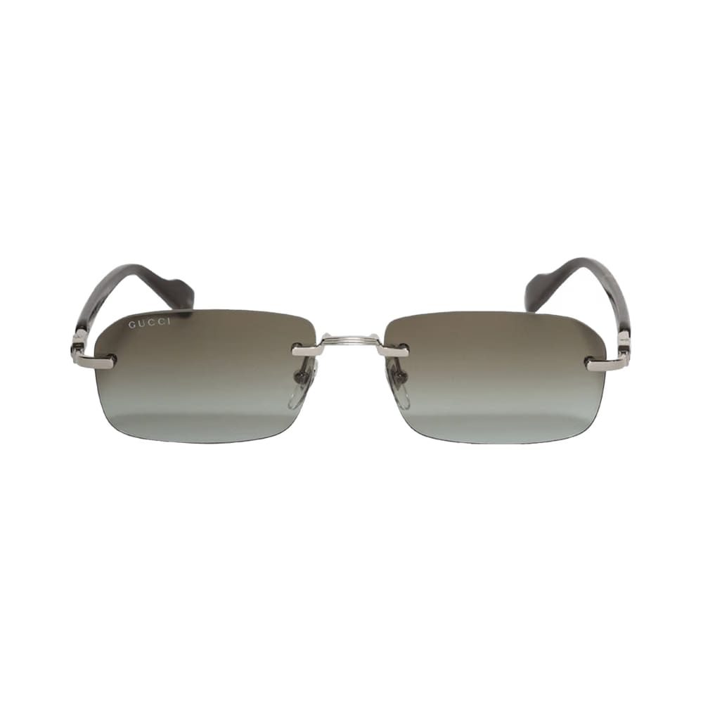 Gucci Rectangular Sunglasses Silver
