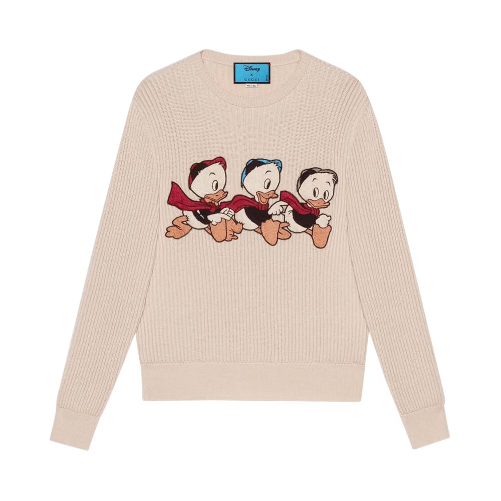 Gucci x Disney Donald Duck Wool Sweater Ivory