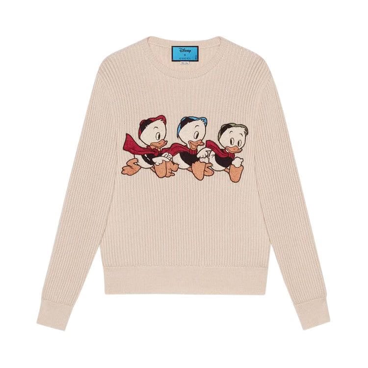 Gucci x Disney Donald Duck Wool Sweater Ivory
