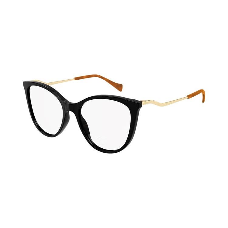 Gucci Cat Eye Frame Eyeglasses Black/Gold