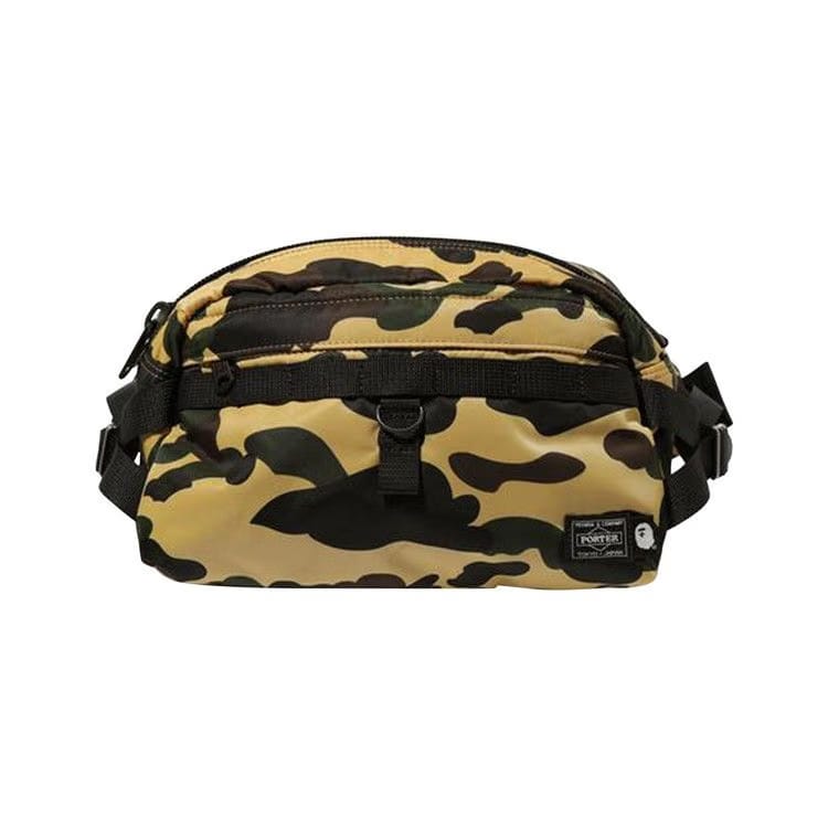 BAPE x Porter Yoshida 1st Camo Waist Bag Yellow