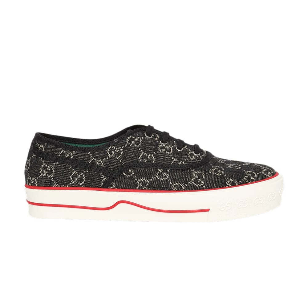 Gucci Tennis 1977 Low GG Logo - Black Denim